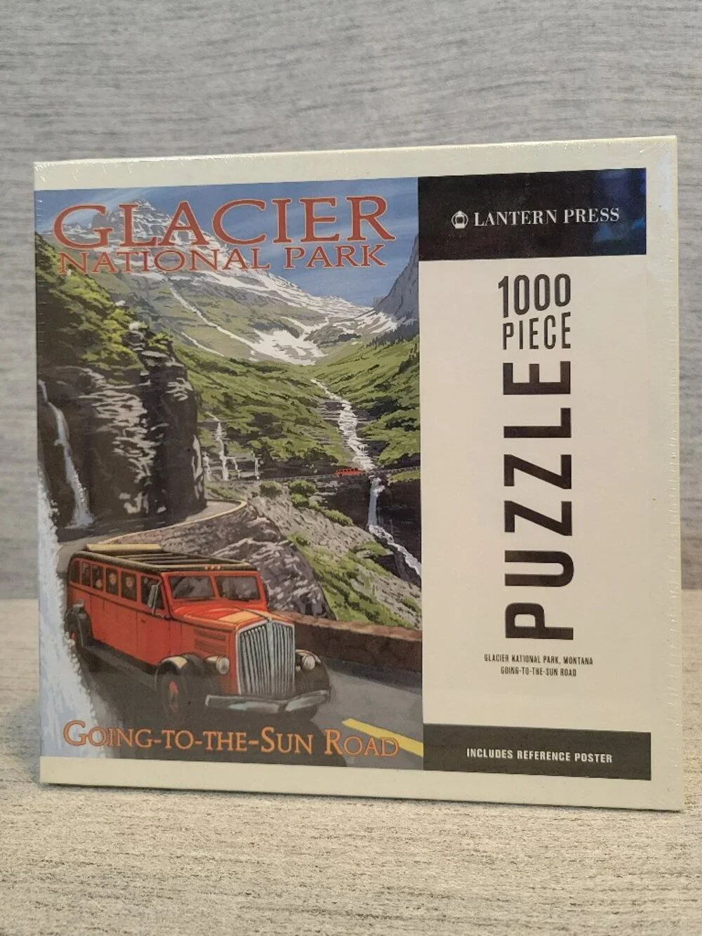 Lantern Press Glacier National Park Going-to-The-Sun Road 1000 Piece Puzzle